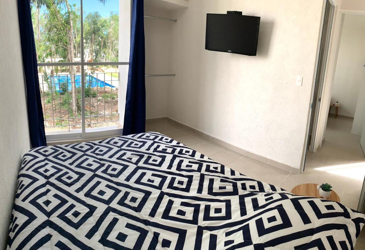 Departamento 2 Habitaciones Con Vista A La Piscina By Eita Cancún Kültér fotó