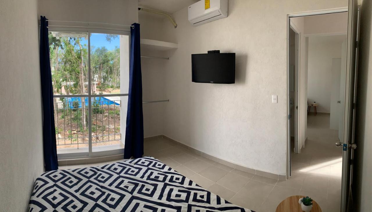 Departamento 2 Habitaciones Con Vista A La Piscina By Eita Cancún Kültér fotó